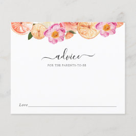 ピンクの柑橘系ベビーアドバイスfor the Parents-to-Be