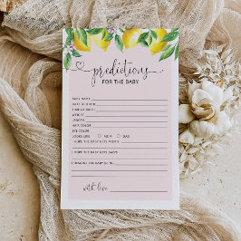 ピンクの柑橘類のレモンのベビー予測