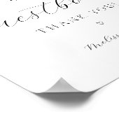 ピンクの柑橘類 ゲストブックにサインしてください ゲストブックにサインするようにゲストを誘導するこの ポスター (角)