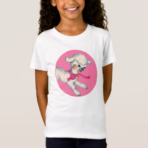 ピンクの柔らかい子ヒツジ Tシャツ