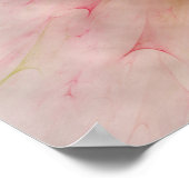 ピンクの柔らかい雲 ポスター (角)