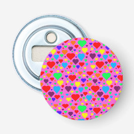 ピンクの栓抜きの愛ハート 栓抜き