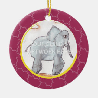 ピンクの格子オーナメント$16.95 セラミックオーナメント