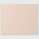 ピンクの格子模様の包み紙 ラッピングペーパー (フラット)