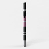 ピンクの格子模様 Case-Mate iPhoneケース (裏面/右)