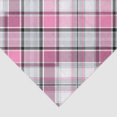 ピンクの格子縞パターン上品 薄葉紙 (詳細)