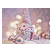 ピンクの格言は雪の水の色絵画の テーブルクロス (正面(横))