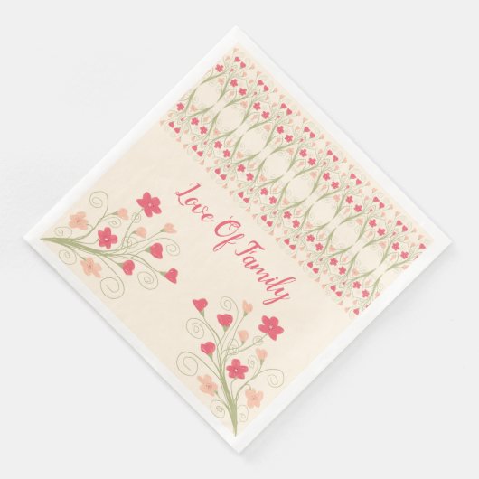 ピンクの桃と緑が咲く (コーナー)