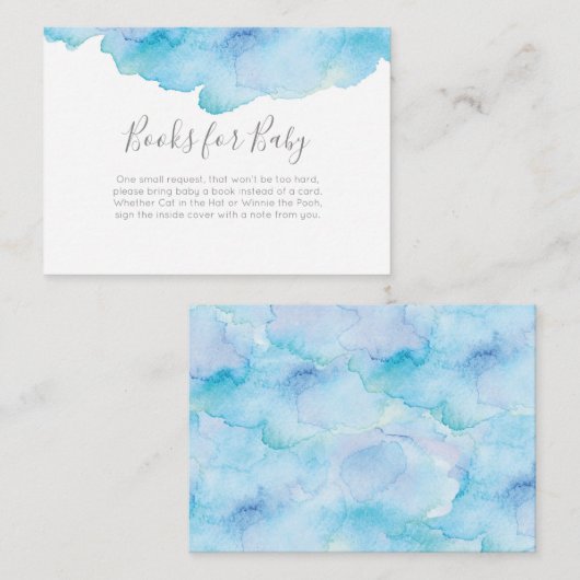 ピンクの桃の本ベビー赤ちゃんシャワー挿入カード エンクロージャーカード (正面/裏面)