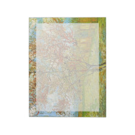 ピンクの桃の花の回想マヴェ ノートパッド