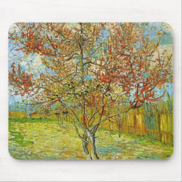 ピンクの桃の花の回想マヴェ マウスパッド