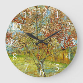 ピンクの桃の花の回想マヴェ ラージ壁時計