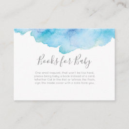 ピンクの桃の花の本 赤ちゃんのベビーシャワー挿入カード エンクロージャーカード