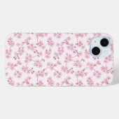 ピンクの桜のシームレスな花柄 Case-Mate iPhoneケース (裏面 (横))