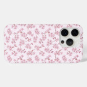 ピンクの桜のシームレスな花柄 Case-Mate iPhoneケース (裏面 (横))