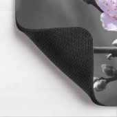 ピンクの桜のヒント マウスパッド (コーナー)