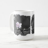 ピンクの桜のヒント マグカップ (正面左)