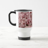 ピンクの桜の春の愛を描いたマグカップ トラベルマグ (左)