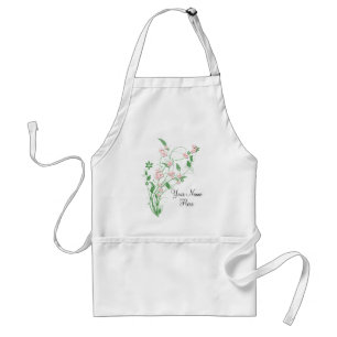 ピンクの桜の枝 スタンダードエプロン
