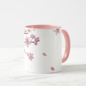 ピンクの桜の素敵な名前 マグカップ (正面右)
