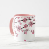 ピンクの桜の素敵な名前 マグカップ (正面左)