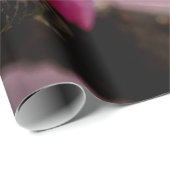 ピンクの桜の花が木に咲く ラッピングペーパー (ロールコーナー)