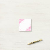 ピンクの桜の花のオーダーメイド3x3付箋 ポストイット (デスク上)