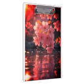 ピンクの桜の花を水上に | セレネ春Nat クリップボード (右)