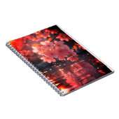 ピンクの桜の花を水上に | セレネ春Nat ノートブック (右側)