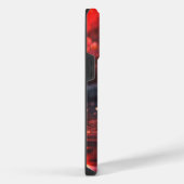 ピンクの桜の花を水上に | セレネ春Nat iPhoneケース (右側面)