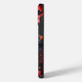 ピンクの桜の花を水上に | セレネ春Nat iPhoneケース (左側面)