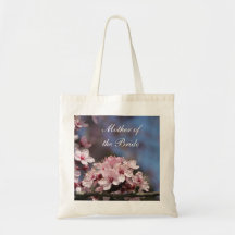 ピンクの桜の花 ウェディングバッグ