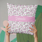 ピンクの桜の花 フローラルパターン名 クッション