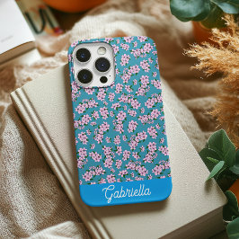 ピンクの桜の花 フローラルパターン名 Case-Mate iPhone 14ケース