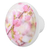 ピンクの桜の花 - 日本の桜 セラミックノブ (右)