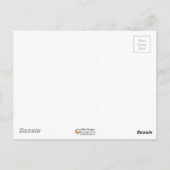 ピンクの桜の金ゴールドの黒の日本人スクリーン ポストカード (裏面)