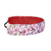 ピンクの桜絵画の背景 アスレチックヘッドバンド (左)