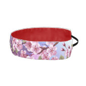 ピンクの桜絵画の背景 アスレチックヘッドバンド (右)