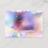 ピンクの桜絵画の背景 アドバイスカード (裏面)