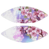 ピンクの桜絵画の背景 アメリカンフットボール (パネル)