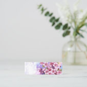 ピンクの桜絵画の背景 コーリングカード (スタンド正面)
