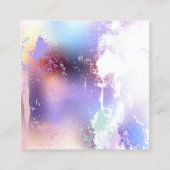 ピンクの桜絵画の背景 コーリングカード (裏面)