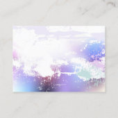 ピンクの桜絵画の背景 コーリングカード (裏面)