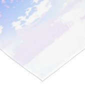 ピンクの桜絵画の背景 テーブルクロス (アングル)