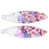 ピンクの桜絵画の背景 バスケットボール (パネル)