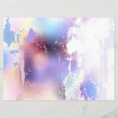 ピンクの桜絵画の背景 プログラム (裏面)