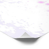 ピンクの桜絵画の背景 ポスター (コーナー)