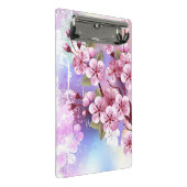ピンクの桜絵画の背景 ミニクリップボード (アングル)