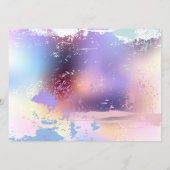 ピンクの桜絵画の背景 メニュー (裏面)