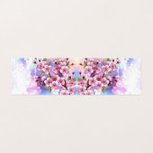 ピンクの桜絵画の背景 名刺 (外部フラット)